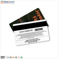 Cartes magnétiques PVC CR80 personnalisées, laminées, imprimées numériquement, cartes de remerciement, cartes de membre PVC, cartes cadeaux avec code-barres pour réduction