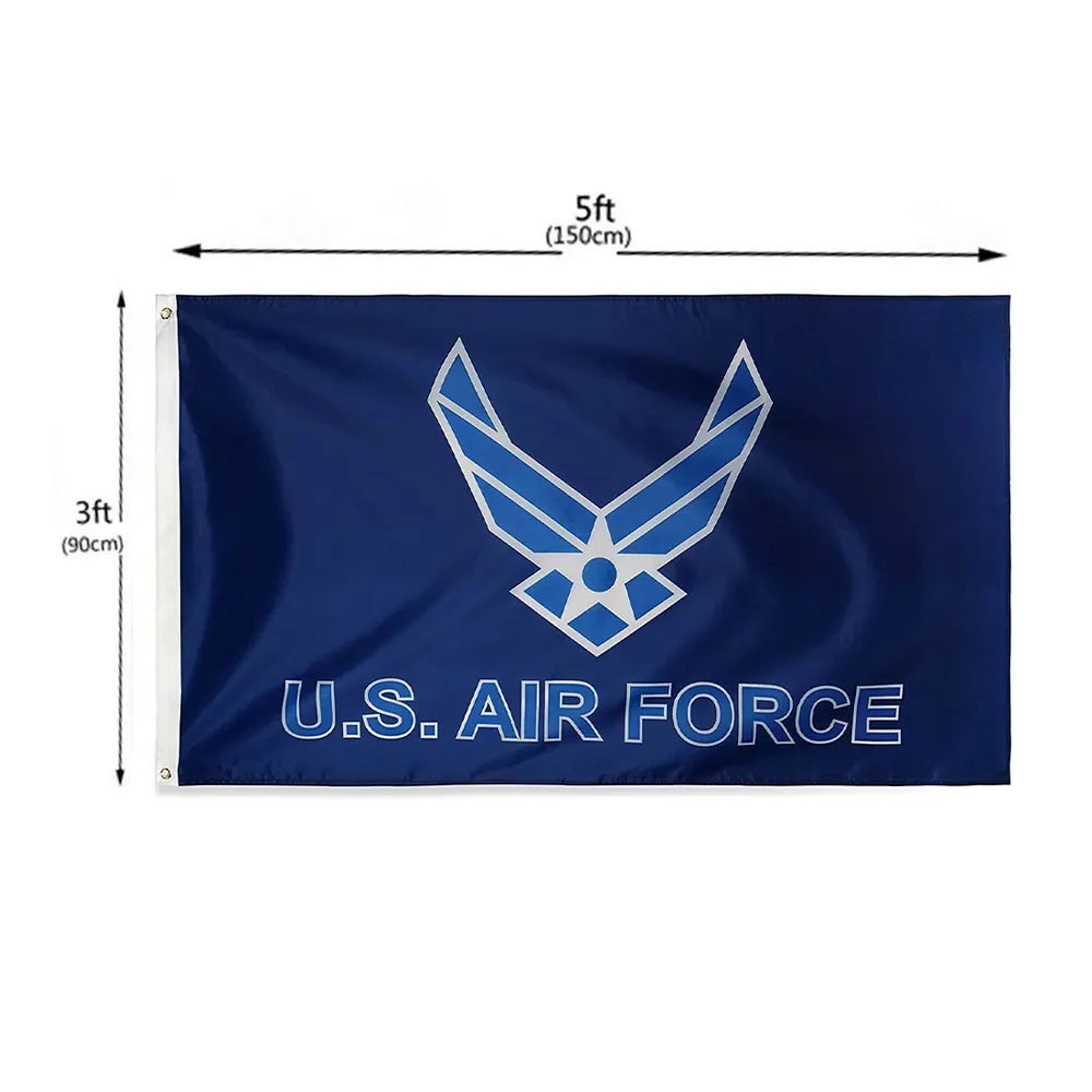 Wholesale Stock US Air Force Flag Veteran Flag US Army Flag 3x5 FT 150X90CM The United State of America Military Banner