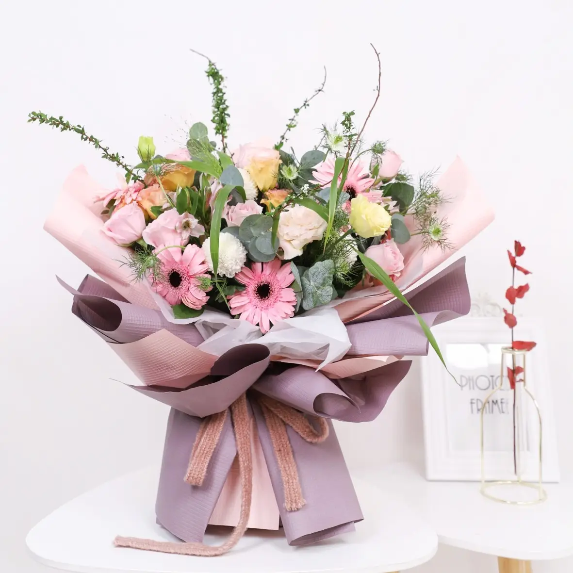 Hot Sale 60*60cm 90gsm Recyclable Craft Art Paper Flower Wrapping Paper for Bouquet Wrapper