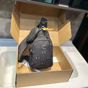 2025 Hot Selling Waterproof <b>Men</b> <b>Shoulder</b> Chest Sling <b>Bag</b> with Lock Custom Logo Anti Theft Crossbody <b>Bag</b> - Product Image 5