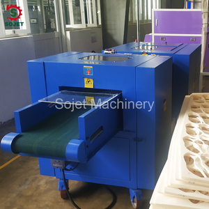 Macchina per il taglio di spugne riciclate, linea di produzione per imbottitura di materassi e cuscini in lattice espanso, 200-300 kg/h, 380V, acciaio, certificazione CE, 12,75 kW - Product Image 2