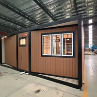 Casa Contenedor de Acero Expandible, Aislada e Impermeable, de 10 pies, 20 pies, 30 pies, 40 pies, para Oficina, Sala de Estar, Cocina, Dormitorio, Baño