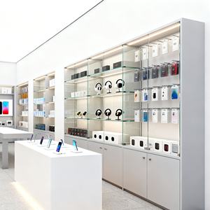 Exhibidor <span class=keywords><strong>de</strong></span> Madera MDF para Teléfonos Celulares, Vitrina para Tienda <span class=keywords><strong>de</strong></span> Celulares - Product Image 1