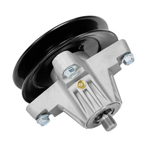 Conjunto de husillo para cortacésped A10189 618-04825, polea con tuercas de montaje para reemplazo de piezas de cortacésped - Product Image 2