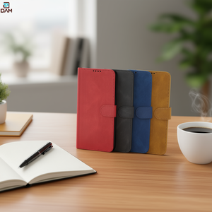 Custodia a Libro DAM Rhombus con Porta Carte per iPhone 16 Plus in Pelle Sintetica - Product Image 2