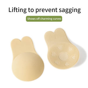 บราไร้สายแบบซิลิโคน ระบายอากาศ กันน้ำ ติดแน่น ใช้ซ้ำได้ แบบดันทรง  สำหรับผู้หญิง - Product Image 1