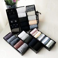 Chaussettes tubulaires jacquard respirantes unies pour hommes, en boîte, pour le printemps et l'été, vente en gros pour le commerce extérieur