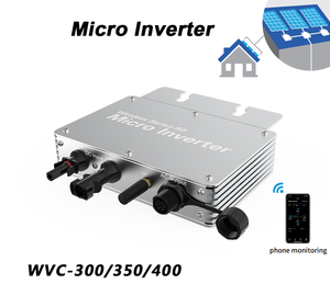 350W High Efficiency Aluminum Alloy <b>Sandblasted</b> Housing, IP65 Waterproof, 4-channel MPPT Control Photovoltaic Micro Inverter - Product Image 4