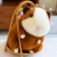 Enfants cadeau d'anniversaire PP coton rempli en peluche mignon doux gros cochon d'inde en peluche Animal