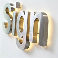 Enseigne LED, Enseigne RGB, Lettre en métal, Enseigne en acrylique, Enseigne extérieure, Enseigne de magasin, Décoration de fête, Enseigne murale de bureau