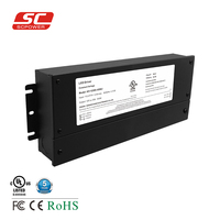 Boîtier de jonction en aluminium étanche pour transformateur électronique homologué UL FCC, 30W 24V AC-DC, driver LED non-dimmable