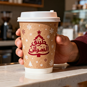 Gobelet en papier jetable à double paroi, multi-spécifications, avec logo personnalisé et couvercle en plastique, pour café, lait, thé, jus, vin - Product Image 3