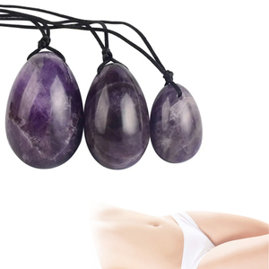 Strumento a Bacchetta per Massaggio Yoni <span class=keywords><strong>Ka</strong></span> in Pietra Naturale Quarzo Bianco Cristallo Curativo Dildo Uovo Vaginale Scultura di Uova in Pietra per Donne - Product Image 4