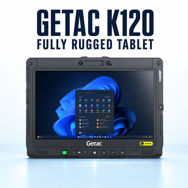 K120 12.5 Inch Fully Rugged Tablet 12th Gen Intel Core I5/i7 Windows Face-Authentication 5MP Front 8MP Rear Camera Stock