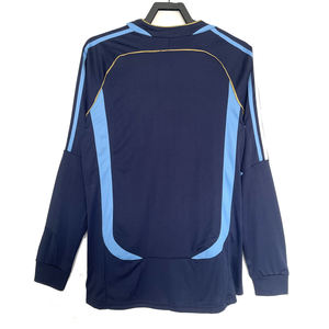 Maillots de football d'automne à manches longues imprimés rétro 2006 Argentine, maillot de l'extérieur, uniforme de compétition des clubs européens - Product Image 2