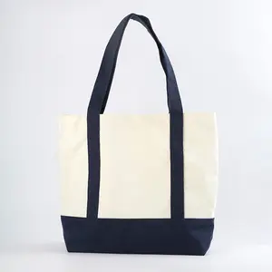 Wholesale Canvas Tote Bag Custom Printed For Women Girl Travel Portable Large Tote Bag Gym Cotton Bag
