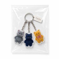 Porte-clés en acrylique style ours en peluche personnalisé HanXin Boutique – Collection originale d'artiste, petit fournisseur d'usine en gros