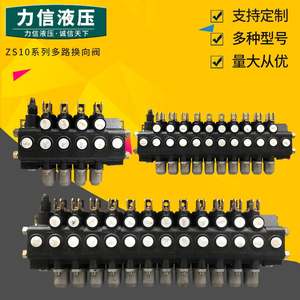 Vanne directionnelle multi-voies série ZS10, pièces de machines hydrauliques, vanne manuelle, état neuf - Product Image 4