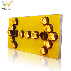 شاحنة شنت LED الألومنيوم الأصفر لوح أسهم الطريق تحذير فلاش السهم تسجيل مجلس - Product Image 3
