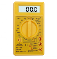 A830L Handheld Digital Pengukur Amper Pengukur Tegangan Volt Digital Meter Universal DT-830B