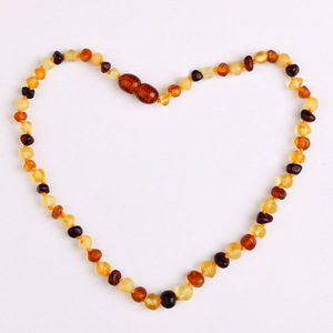 <span class=keywords><strong>Collana</strong></span> Vintage in <span class=keywords><strong>Ambra</strong></span> Naturale <span class=keywords><strong>con</strong></span> Perline, Regalo Raffinato per l'Uso Quotidiano - Product Image 6