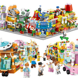 Jouets de construction pour enfants, <span class=keywords><strong>maison</strong></span> de ville à prix raisonnable, jouets de construction pour enfants, blocs et jouets de construction de modèles - Product Image 6