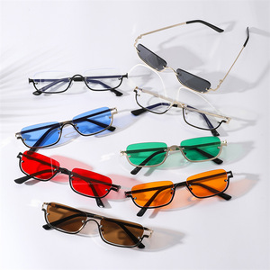 Jamie 871 Metal Sunglasses Gold Frame Square UV400 Unisex Fashion Sunshades - Product Image 4
