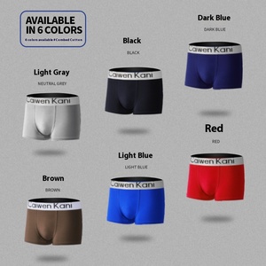 Hộp quà tặng sang trọng chất lượng cao kháng khuẩn cotton thoải mái Mens bên trong mặc quần short thoáng khí boxer - Product Image 3