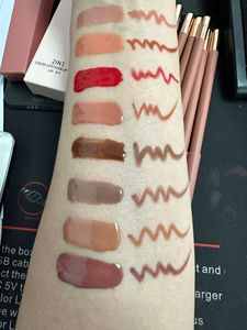 Nhãn Hiệu Riêng <span class=keywords><strong>2</strong></span> Trong 1 Lâu Dài Các Nhà Cung Cấp Thuần Chay Khỏa Thân Lip Gloss Matte Son Bóng Và Lót Thiết Lập - Product Image 2