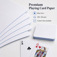 Rouleaux de carton bleu 350/360/370g pour cartes à jouer haut de gamme, casino, poker et impression TCG – Fournisseur d'usine
