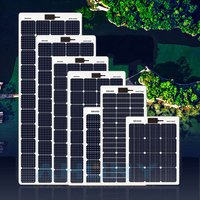 Module Solaire Semi-Flexible de Haute Qualité Populaire 300W eGo S300W, Efficacité 25,8%, Boîtier de Jonction Étanche pour Usage Domestique