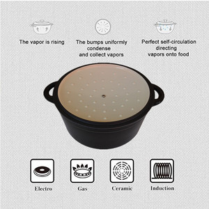 Vente flash : Ensemble <span class=keywords><strong>de</strong></span> casseroles en fonte émaillée avec couvercle - Product Image 4