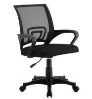 Chaise de bureau exécutive ergonomique moderne en maille avec hauteur réglable et fonction pivotante