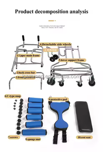 Venta Directa de Fábrica de <span class=keywords><strong>Andador</strong></span> para Pacientes con Discapacidad en Hospital con Soporte para Entrenamiento de Bipedestación de Miembros Inferiores para Adultos - Product Image 6