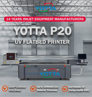 Imprimante grand Format Yotta 2513 imprimante à plat UV pour verre bois métal PVC imprimante UV à jet d'encre acrylique pour imprimeries