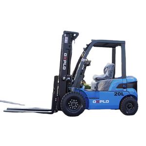 Chariot élévateur <span class=keywords><strong>diesel</strong></span> de 2 tonnes, hauteur de levage de 3 mètres, mât à levage libre à 3 étages, construction robuste pour terrains accidentés et fermes - Product Image 1