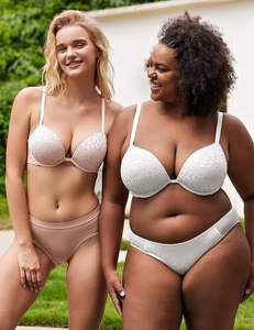 Sujetador Wingslove para Mujer, con Push-Up, Escote Profundo en V, con Aros, Multiposición, para Uso Diario, Tallas Grandes, Hecho en China, Sin Espalda - Product Image 6