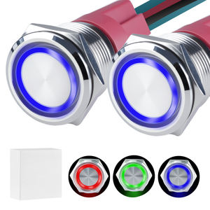 Stainless Steel & Plastic <b>Push</b> <b>Button</b> Emergency Stop <b>Switch</b> 20A IP65/IP67 1NO for Industrial Applications - Product Image 1