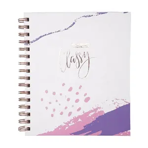 Pena Elastis Saku Kualitas Tinggi Agenda Loop Warna Edge Hardcover Perlengkapan Kantor Stasioner Bisnis Kosong Notebook Spiral