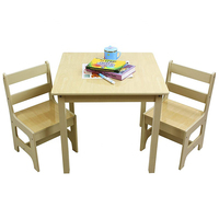 Ensembles de Table et chaise en bois, chambre d'enfants, table oblong, table d'apprentissage pour enfants, bureau d'étude pour enfants et étudiants