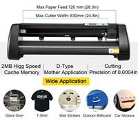Máquina de prensa de calor 5 en 1, plotter de corte de vinilo de 12x15 pulgadas, plotter de corte publicitario de escritorio de 28 pulgadas con puerto USB y Signmaster