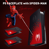 Neue Abdeckungen Frontplatte Gehäuse für PS5 Schutz-Ersatzpaneele für Playstation 5 Disc Edition Spider-Version