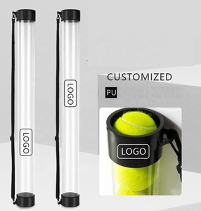 Tennis Ball Grabber Pelota DE TENIS Pick up Tube con correa para el hombro Ligero Tennis Ball Retriever Collector Tube Carrier - Product Image 2