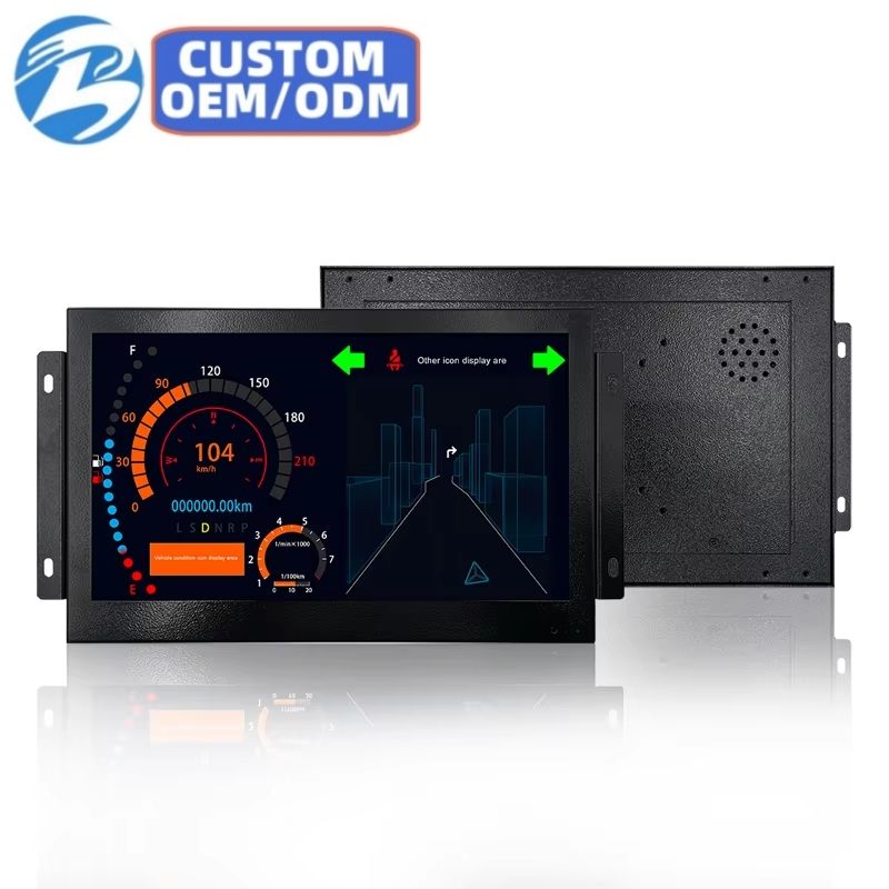 11.6 Inch IPS 1366x768/1920x1080 HD-MI/VGA Non-Touch Screen Metal Case Industrial Desktop LCD Monitor with Virtual Reality Ready