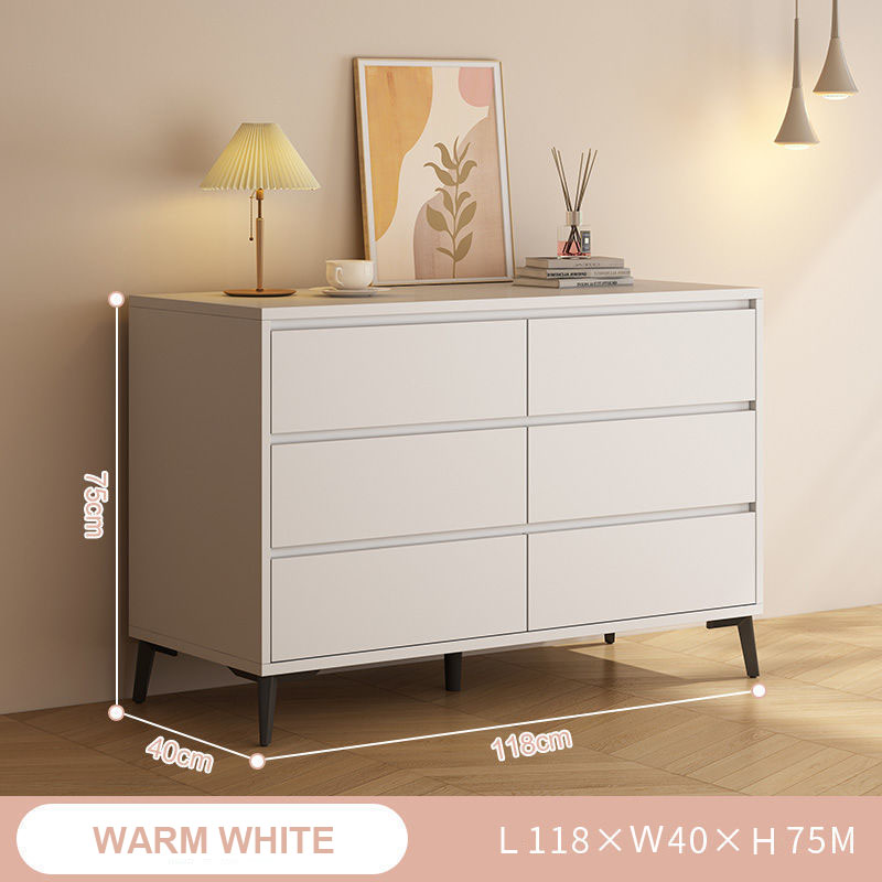 Bianco caldo 6 cassetti