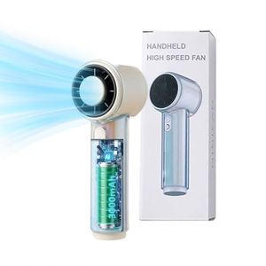 High Speed Ice Cooling Handheld Turbo Fan Rechargeable With <b>Usb</b> - Product Image 6