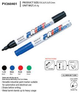 BEIFA PY260200 <strong>Factory</strong> Price Customizable Wholesale Custom Logo 4 Colors Metal Permanent <strong>Marker</strong> Pen - Product Image 5
