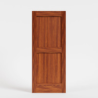 Conceptions de porte simple en bois Conception de porte double en bois Porte intérieure en bois personnalisable en Chine