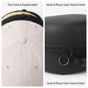 EVA Custom Printed Fashional Sport <strong>Cap</strong> Carrier Case <strong>Baseball</strong> Hat Travel <strong>Bag</strong> for Outdoor Activities - Product Image 3