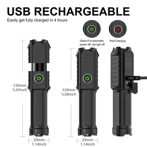 Đèn pin LED thu gọn Torch Zoom 2023 siêu sáng dùng cho cắm trại, câu cá, đi bộ đường dài của Ficklampa - Product Image 5